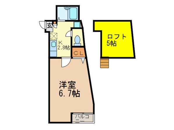 ドリームパレス高宮の物件間取画像